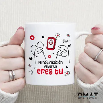 Taza divertida con frase para parejas