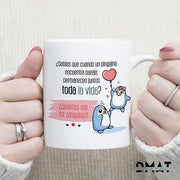 Taza para parejas original y divertida con frase