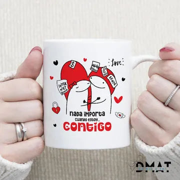 Taza divertida amor san valentín
