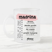 Taza de regalo para madrina personalizada - de moi a toi