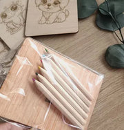 Set colorear infantil de madera con imán - De moi a toi