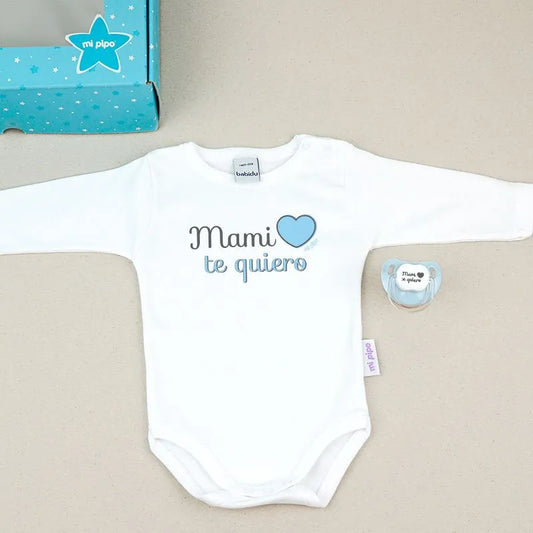 Detalle especial para el Día de la Madre: set bebé con body personalizado “Mami te quiero”