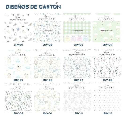 Diseños de envoltorio de detalles