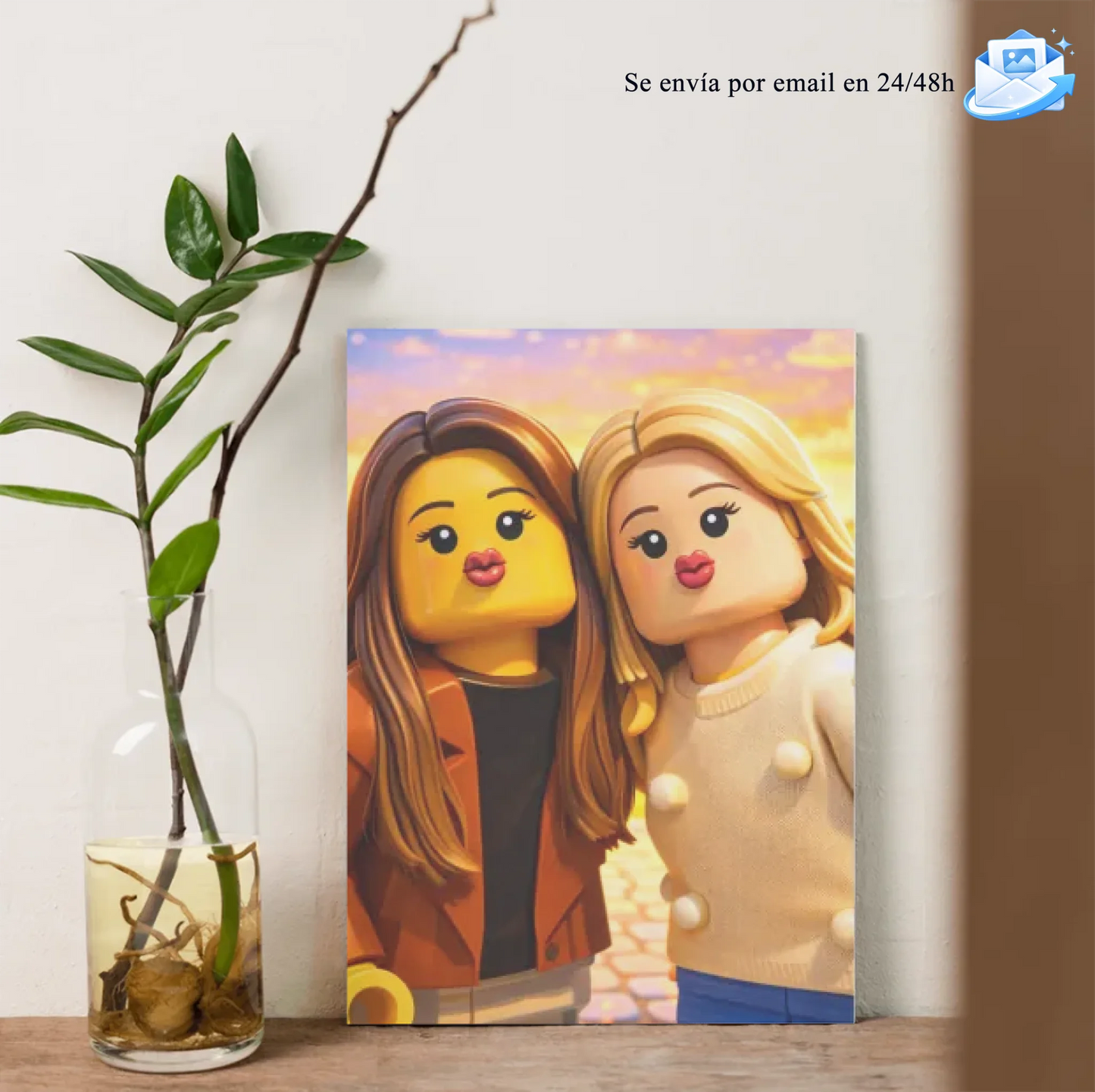 Ilustración imprimible a partir de foto