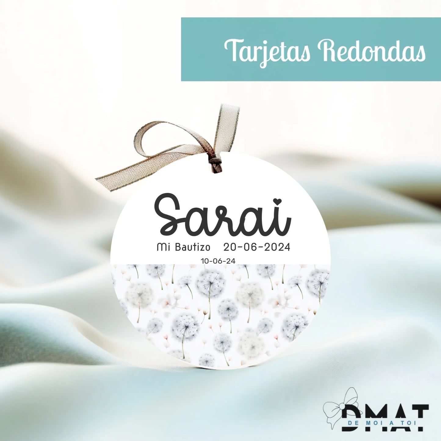 Tarjetas y etiquetas de regalo Diente de León (Pack 10 uds)