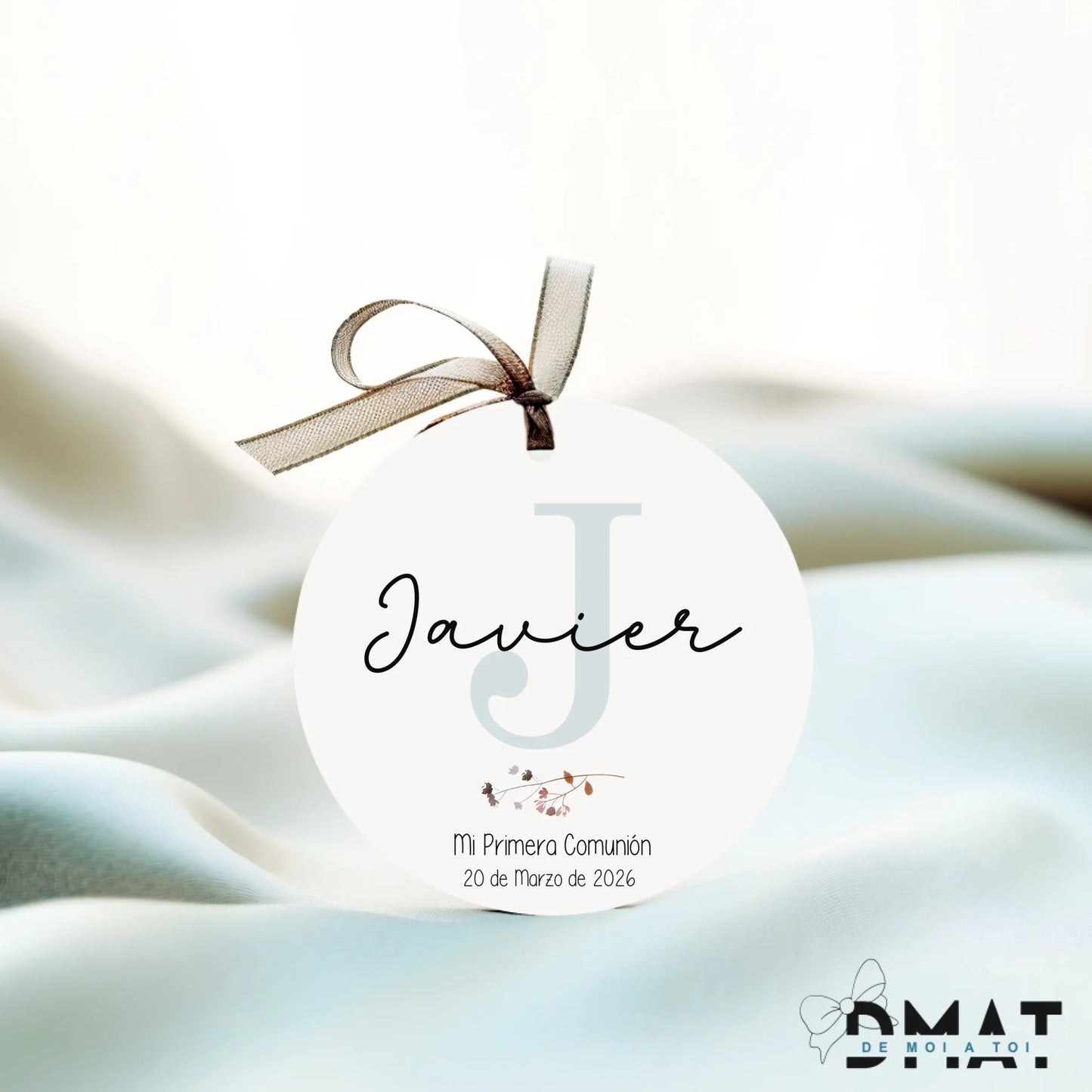 Tarjetas y etiquetas de regalo personalizadas con inicial – Pack 10 unidades