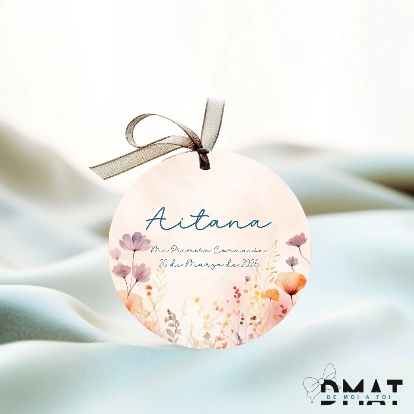 Tarjetas y etiquetas de regalo personalizadas Wildflower – Pack 10 unidades