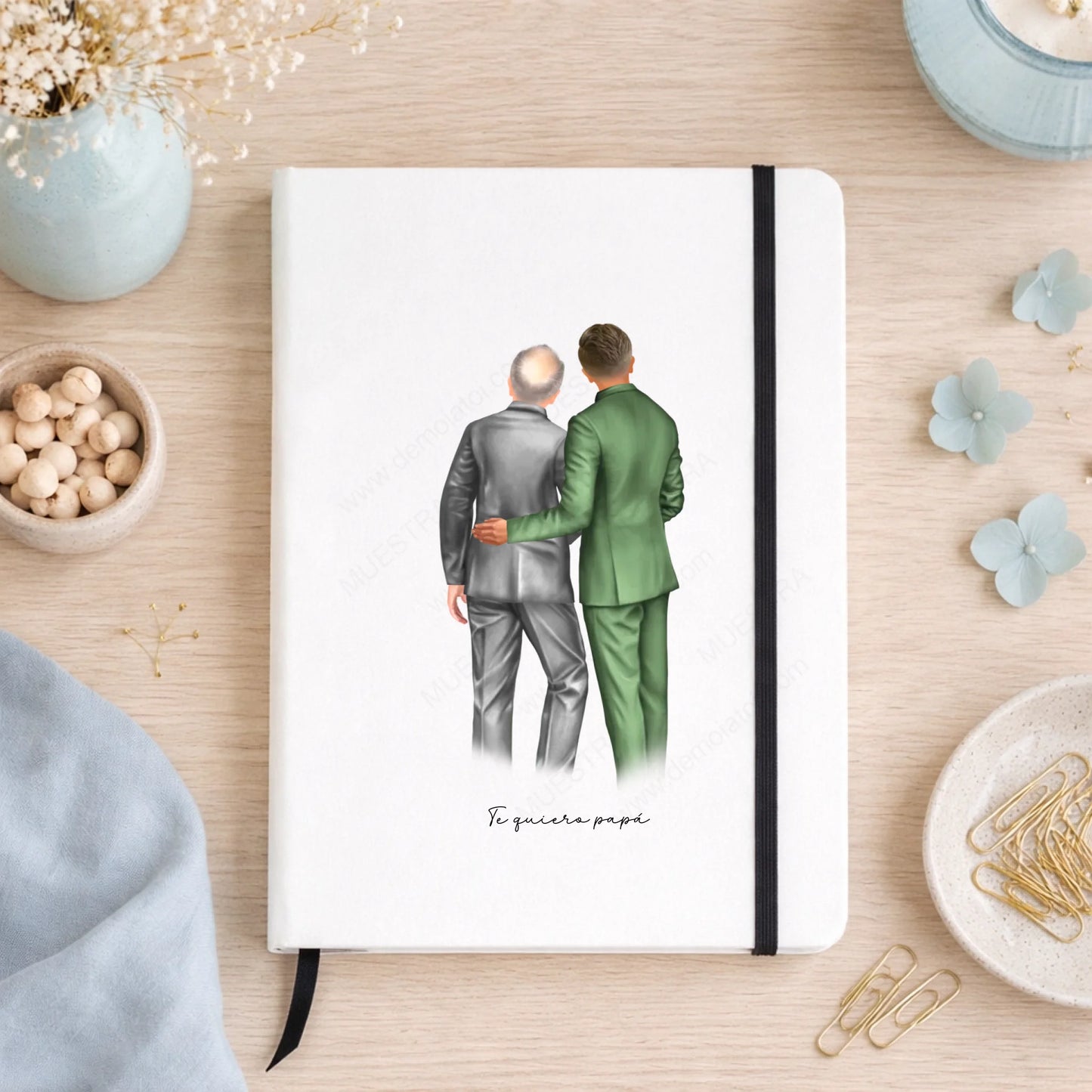 Libreta personalizada regalo original padre boda