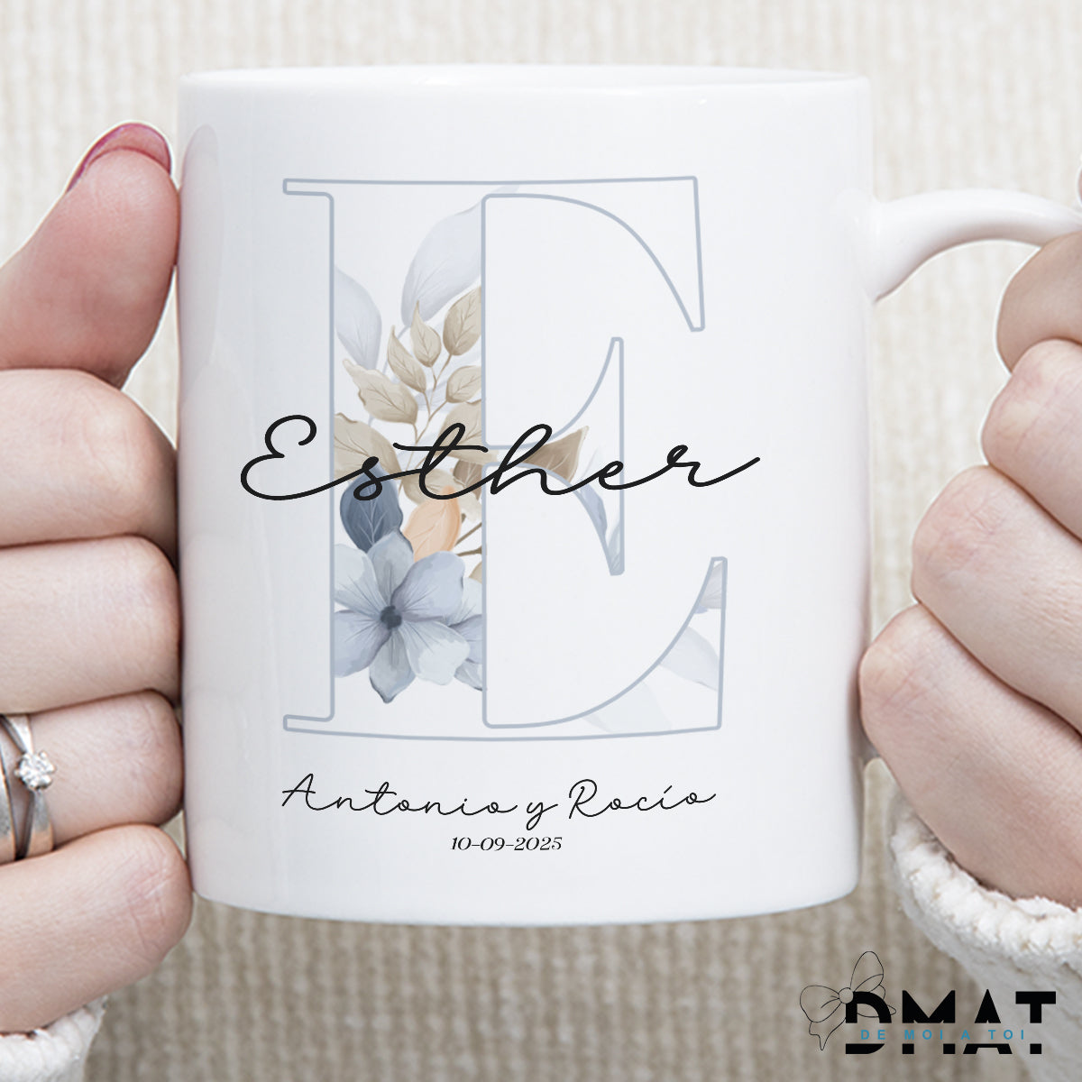 Regalo personalizado y económico para invitados de bautizo