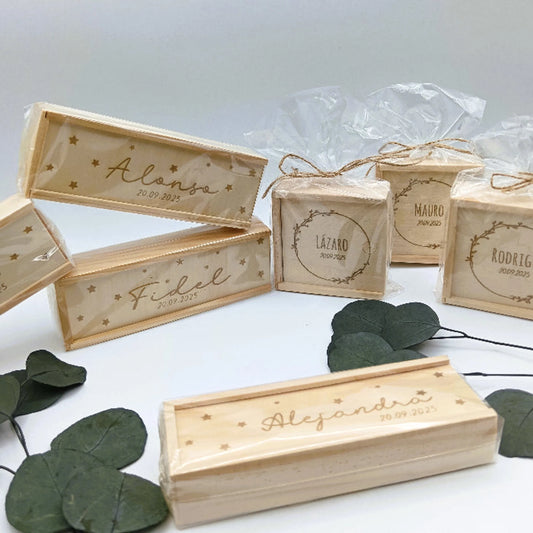 regalo artesanal personalizado en madera