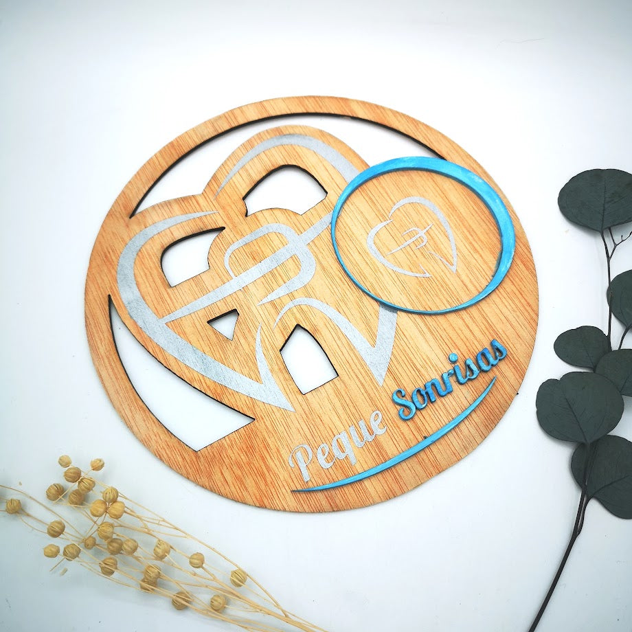 Logo de empresa en madera - De moi à toi