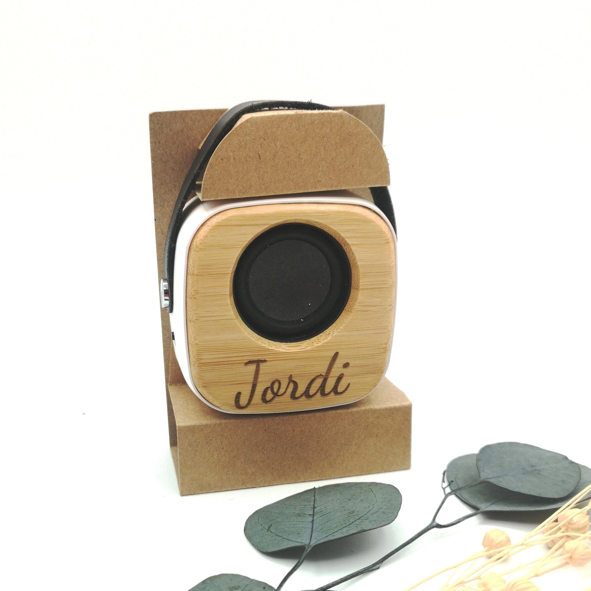 Altavoz grabado a láser con nombre - Detalles de invitados de comunión originales - de moi a toi