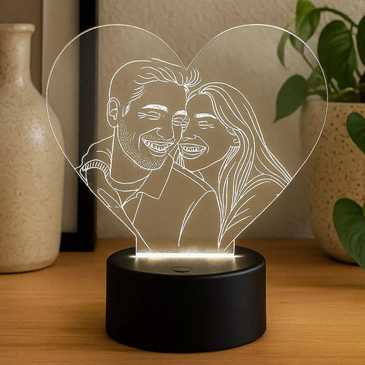 Lámpara led personalizada como regalo original · De Moi à Toi
