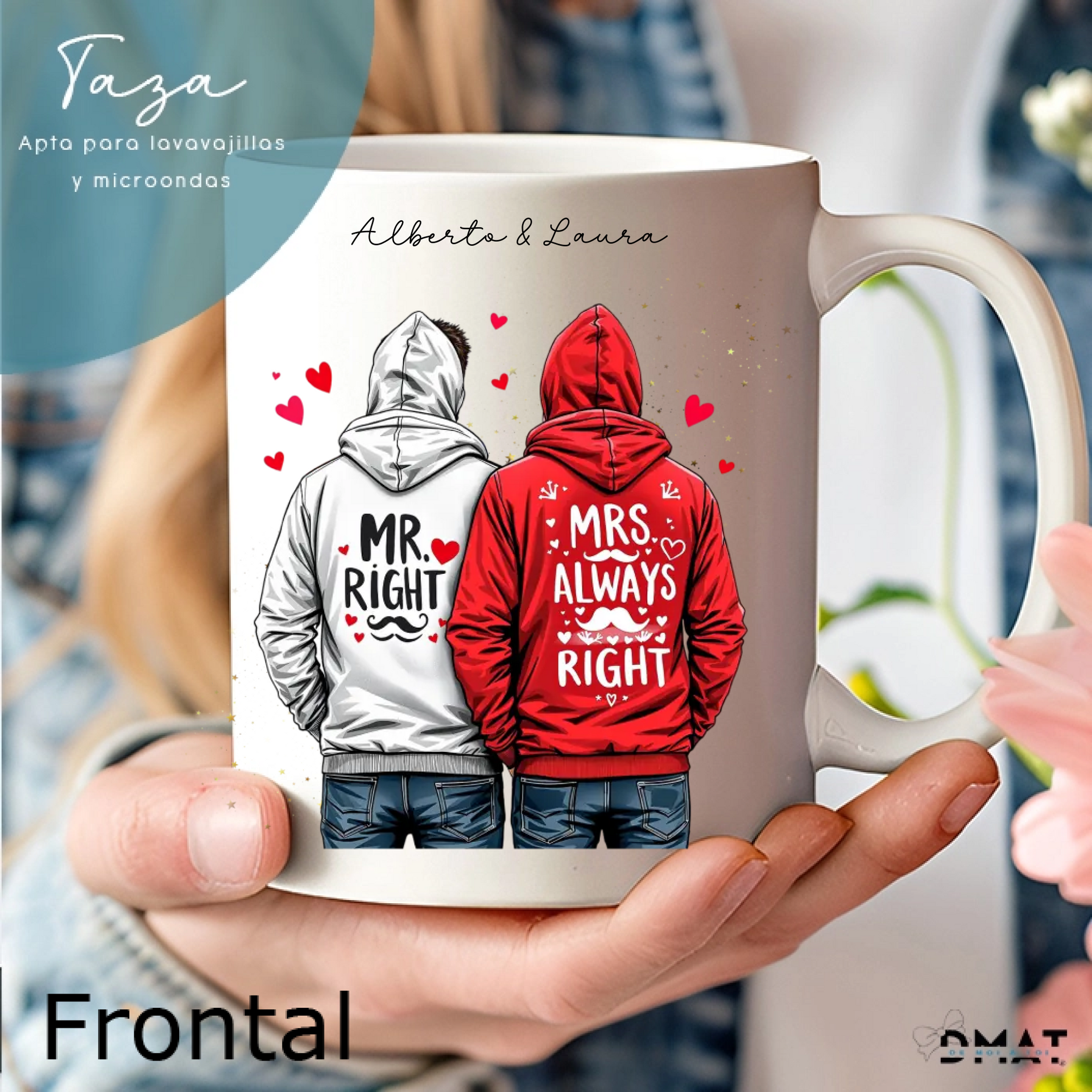 Taza personalizada como regalo para pareja gay