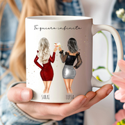 taza regalo original mejor amiga personalizada para celebrar