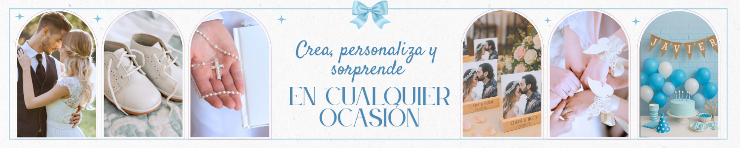 Detalle personalizado para invitados de boda, bautizo o comunión