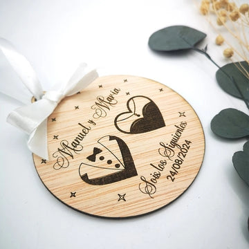 Bolas de navidad personalizadas para los siguientes en casarse - de moi a toi