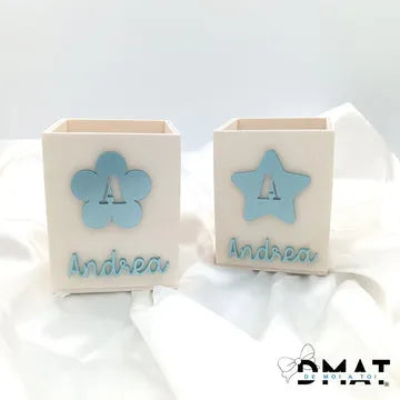 Lapicero de madera con lápiz y nombre personalizado - de moi àtoi