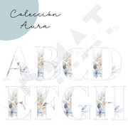 diseño natural para personalizar regalos con inicial