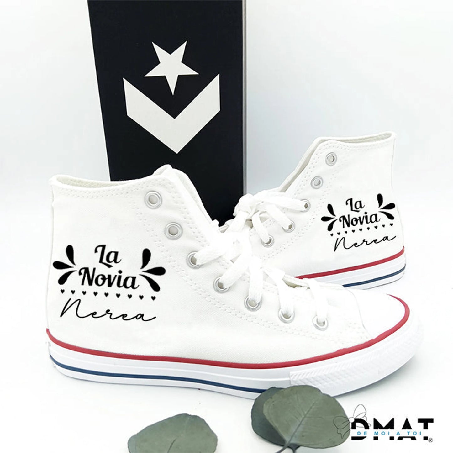 Zapatillas de boda personalizadas
para novia - de moi a toi