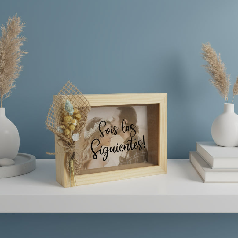 Hucha de madera para los siguientes - Regalo original personalizado - DE MOI À TOI