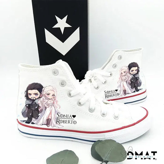 zapatillas personalizadas boda pareja fantasia