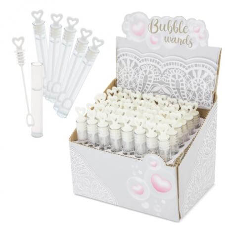 Pompero Boda Mini Corazón | Pack 48 uds