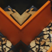 Regalo navideño sostenible hecho en madera natural