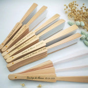 Abanico como Detalle de bautizo personalizado - de moi a toi