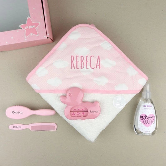 Set Al agua Patos personalizado para bebé - Regalo original personalizado - DE MOI À TOI