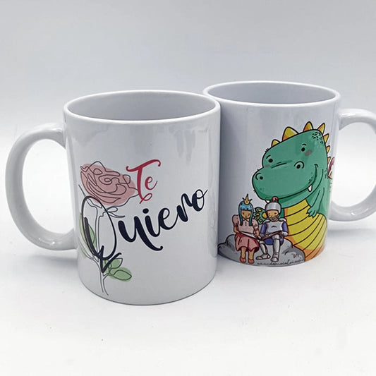Taza Sant Jordi Te Quiero - Regalo original Diada
