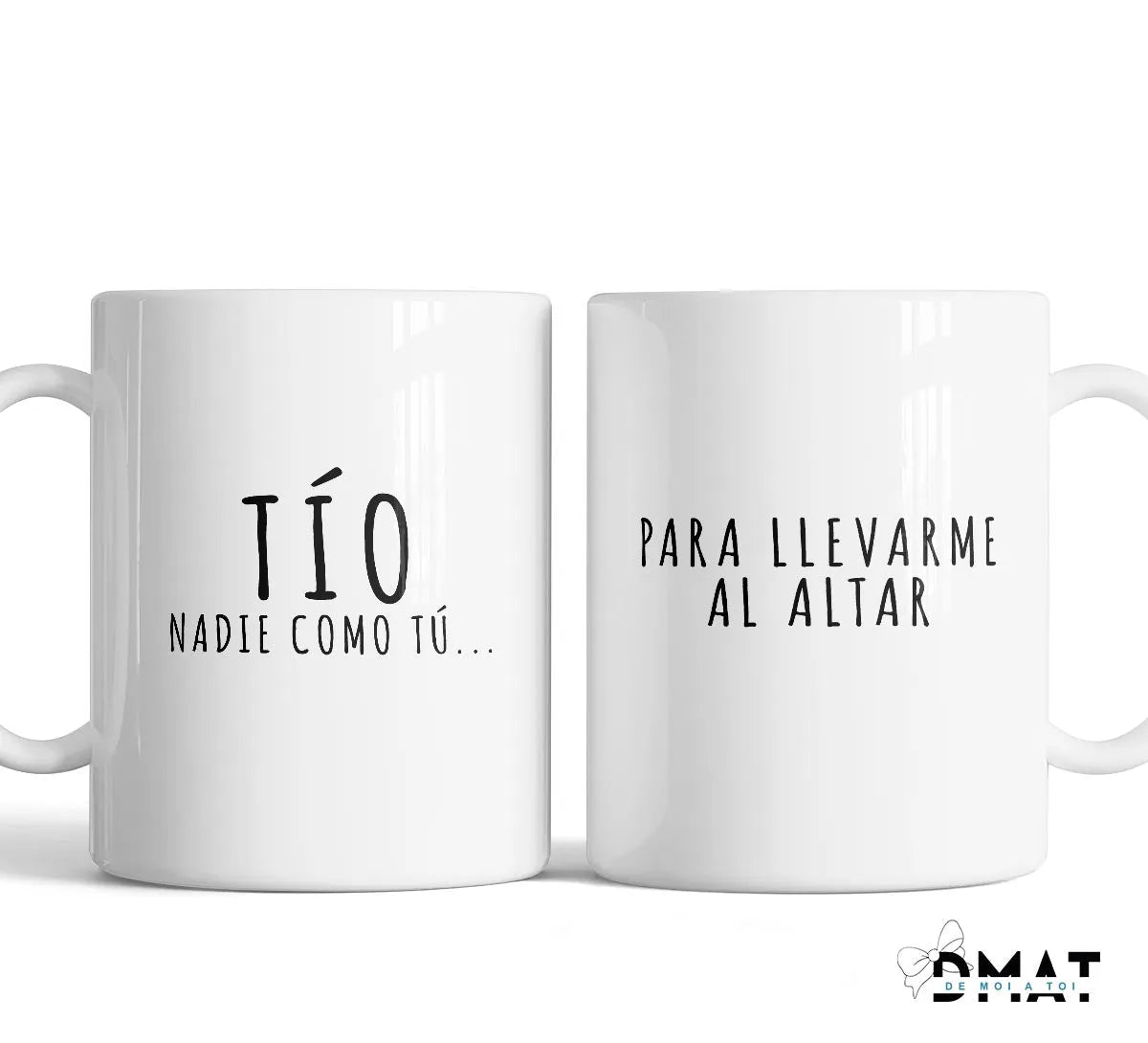 Taza personalizada para tío de boda - De moi a toi