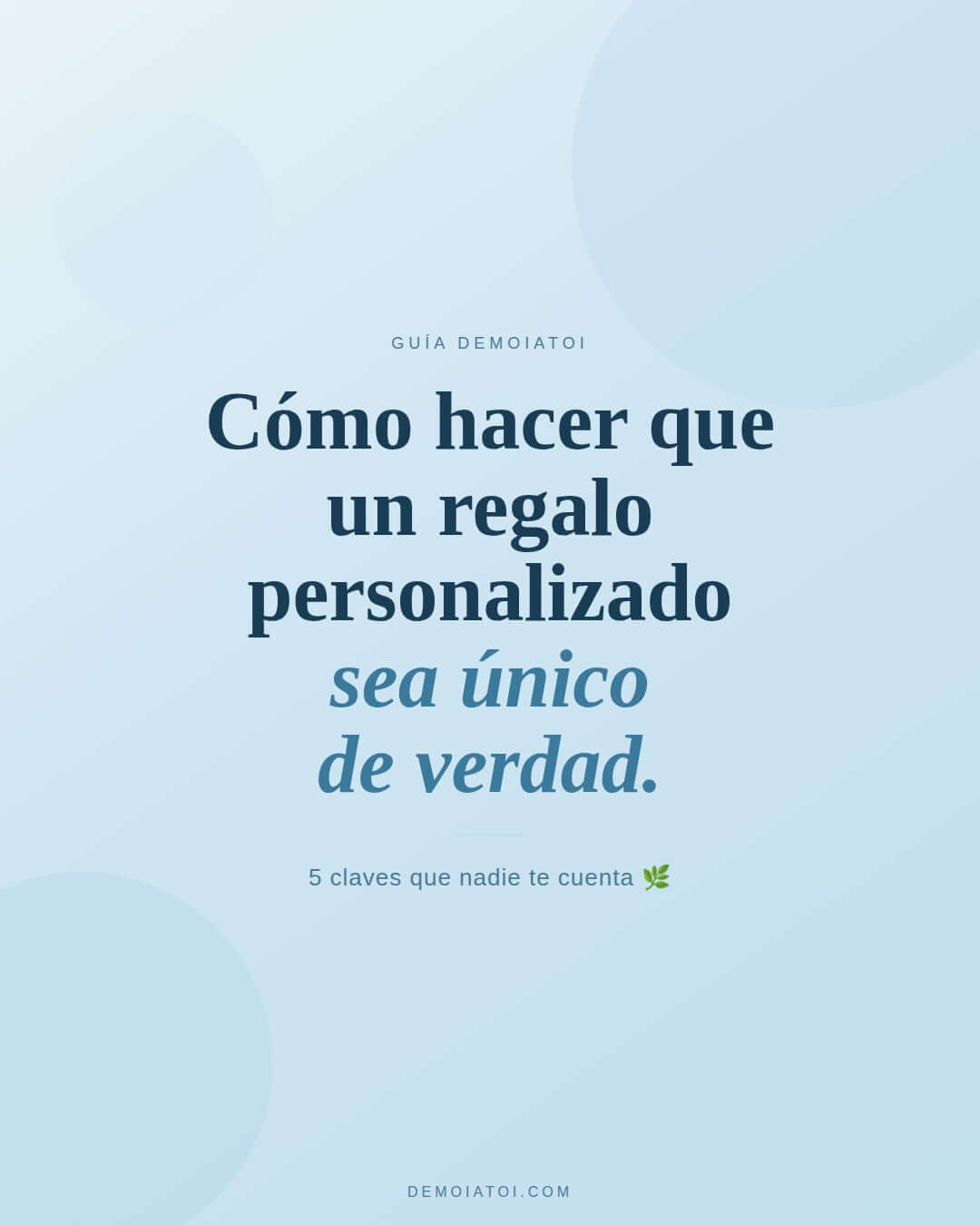 5 claves para elegir un buen regalo personalizado — De moi à toi