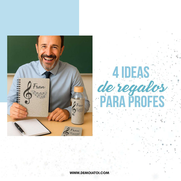Ideas de regalos de agradecimiento para maestras y maestros 