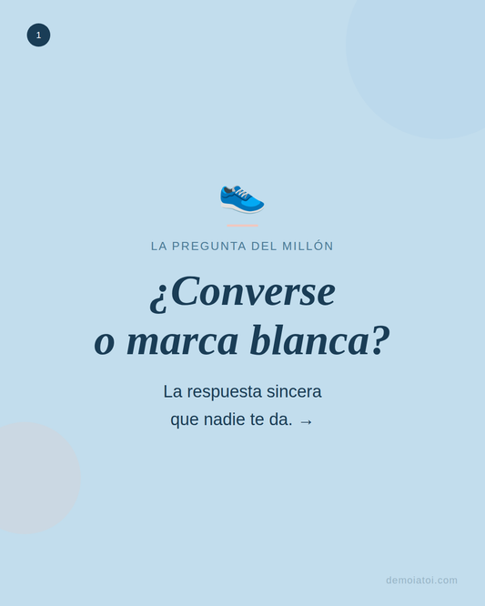 ¿Converse o marca blanca? La pregunta del millón respondida con honestidad