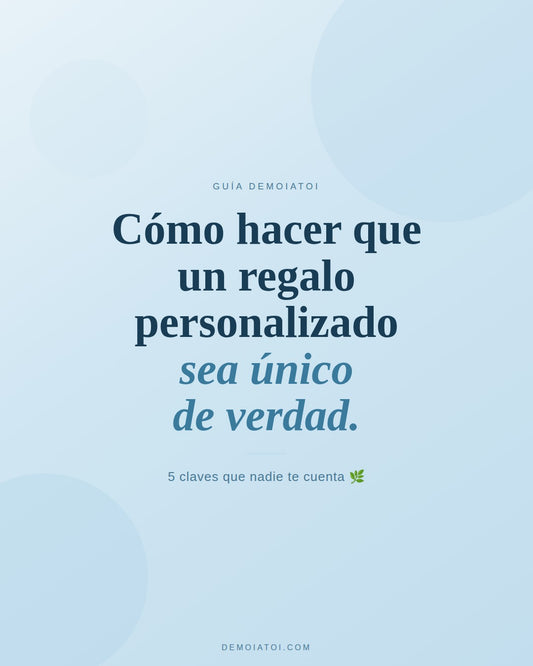 5 claves para elegir un buen regalo personalizado — De moi à toi