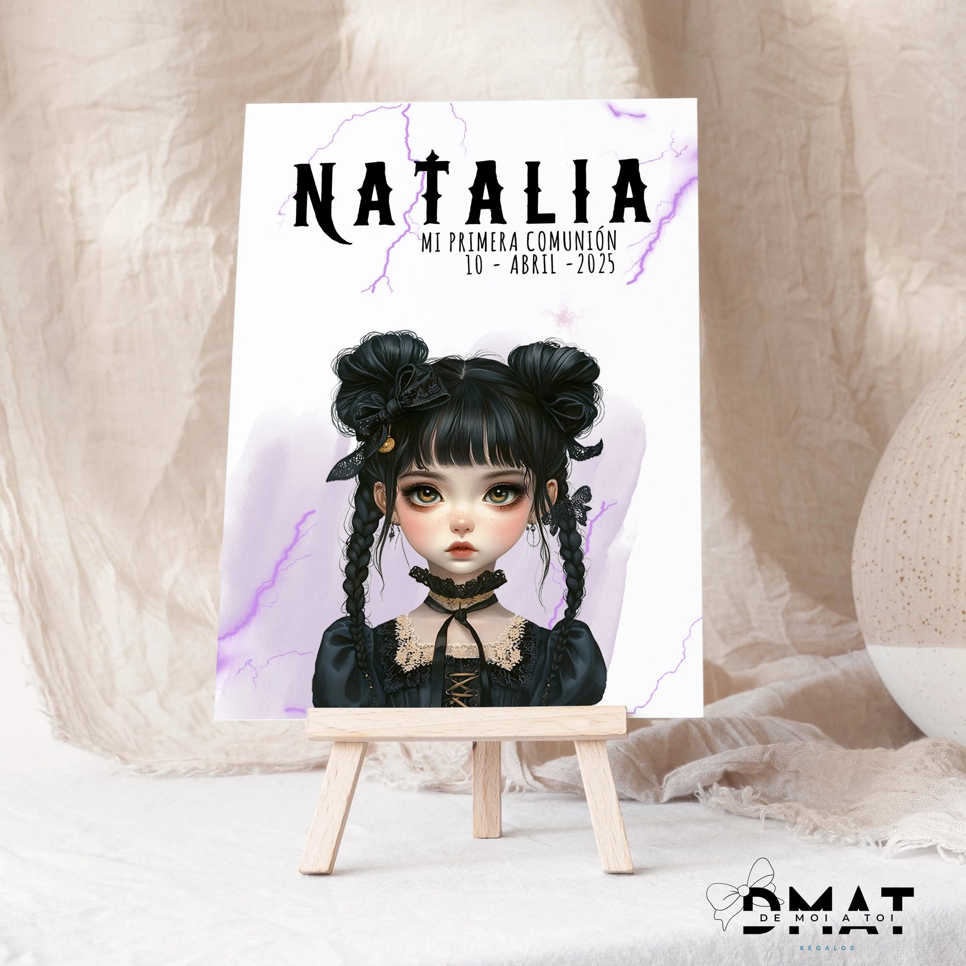 Colecciones de Comunión con estilo propio Miércoles niña gótica