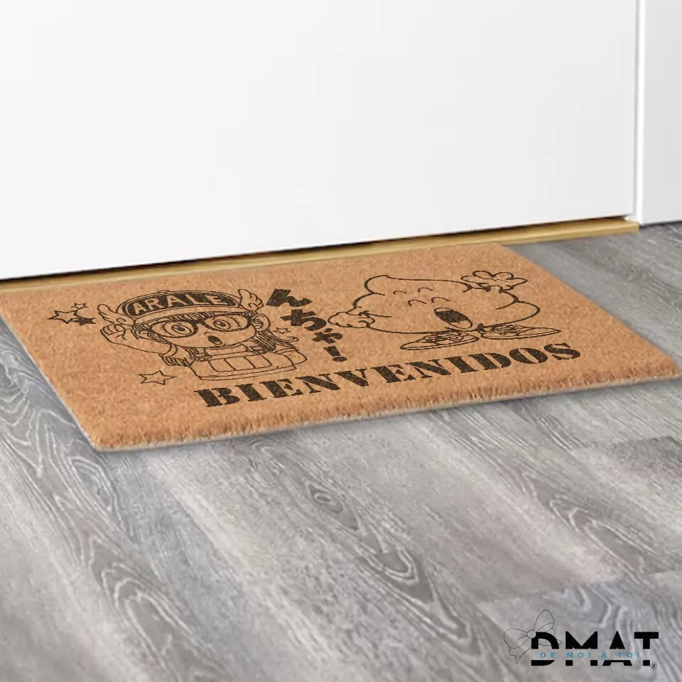 Felpudos de coco personalizados con láser - de moi a toi