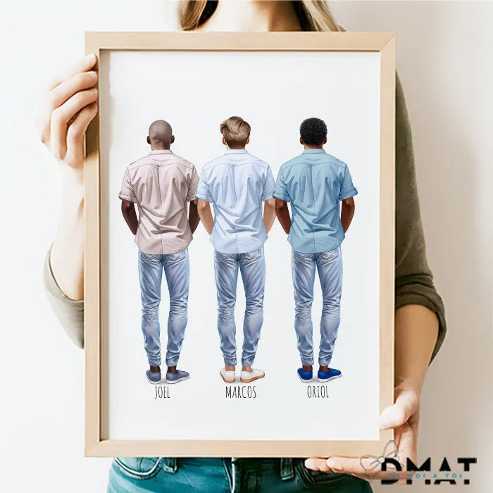 Regalos impresos con Ilustración premium para regalo entre amigos