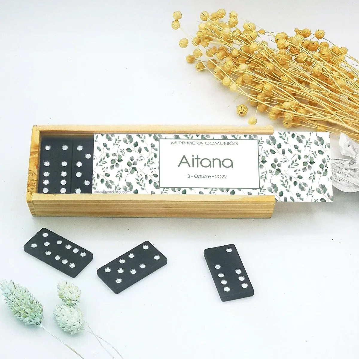 Detalles de celebración diseño eucalipto - de moi a toi