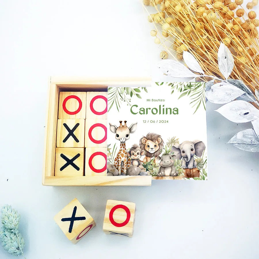 Decoración infantil con animalitos de la jungla para bautizo y cumpleaños