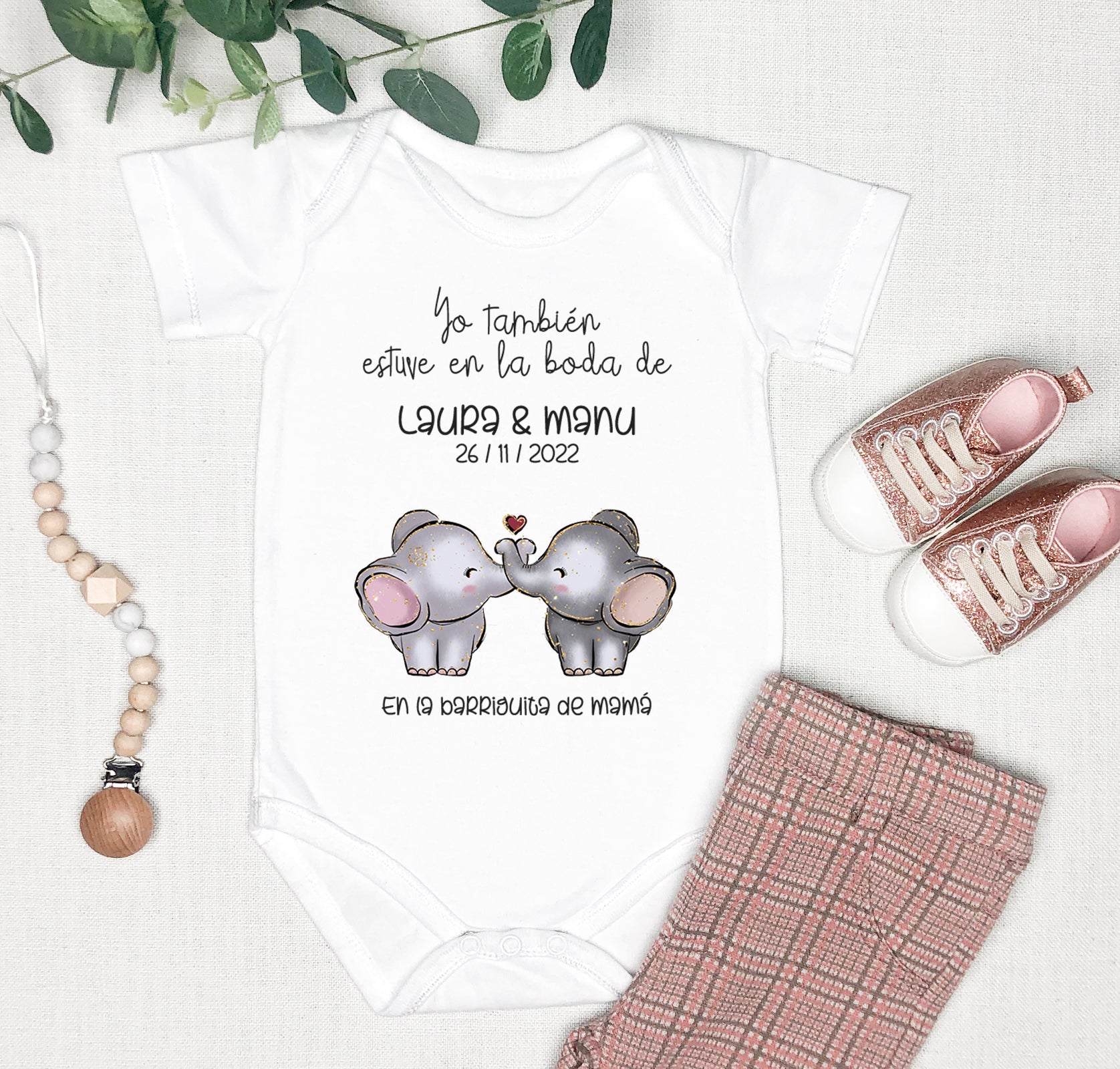 bodys bebé personalizados para bodas y regalos originales - DMAT