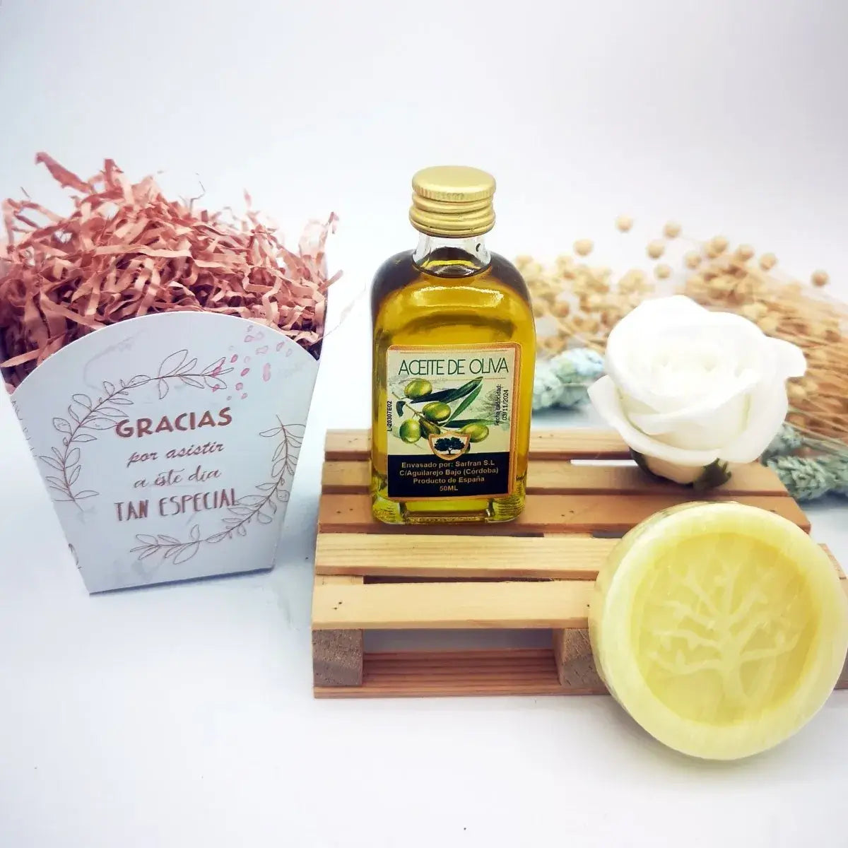 Set de regalo personalizado para invitados de boda