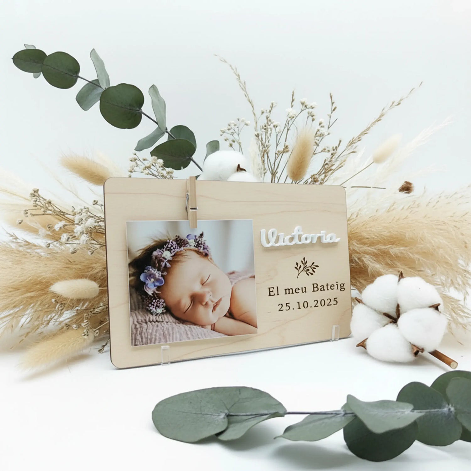 Regalos de invitados de bautizo con foto - de moi a toi