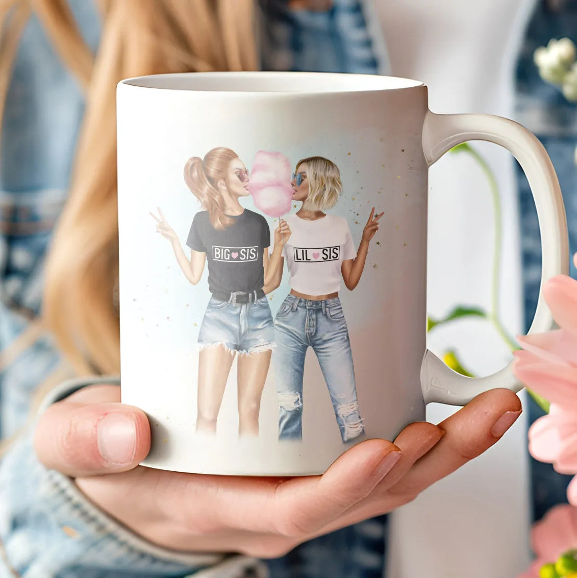 tazas con ilustraciones personalizadas para amigas - De moi a toi