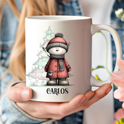 Taza original personalizada para navidad ideal para niños y grupos