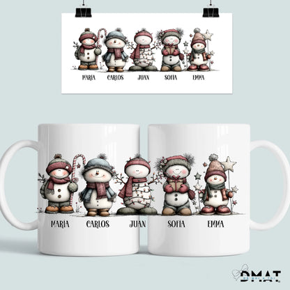 taza personalizada muñeco de nieve – colección Whimsical – De moi à toi