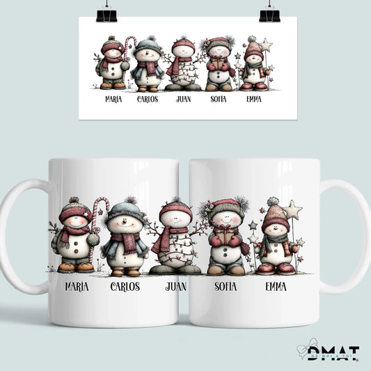 taza personalizada muñeco de nieve – colección Whimsical – De moi à toi