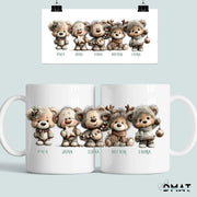  taza personalizada ositos navideños – regalo en grupo – De moi à toi