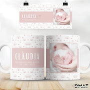 Taza personalizada bebé para bautizo con foto -  De moi à toi